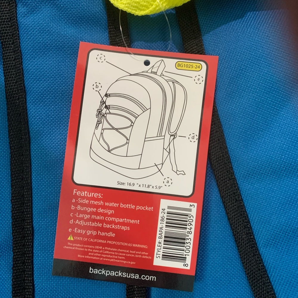 Everyday use Back Pack - Picture 3 of 4